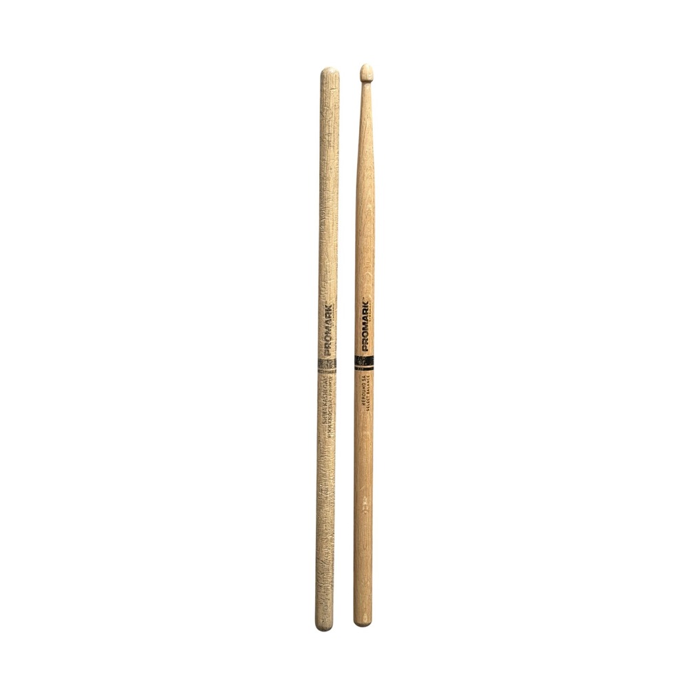 Promark Drumsticks Rebound 5A & 747B Rock Mismatched Pair Used Wood Natural